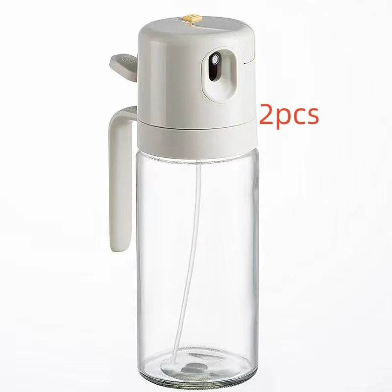 2 In 1 Oil Sprayer Bottle BBQ Cooking Oil Dispenser