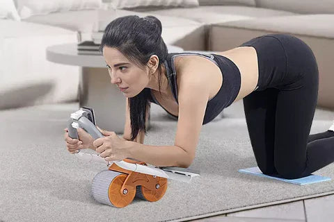 Automatic Rebound Ab Abdominal Exercise Roller